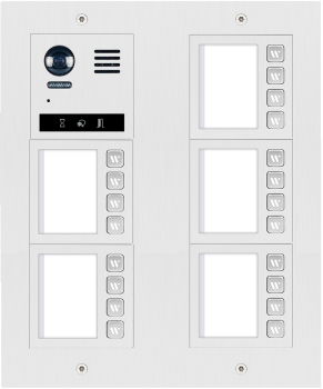 Preview: Türsprechanlagen Aussenstation Frontansicht für 20 Familien